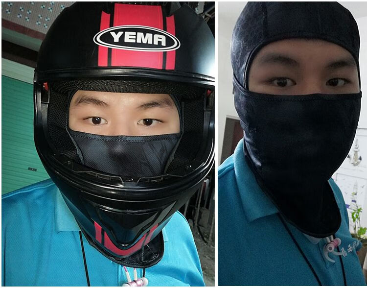 土匪帽夏季防晒骑行头套男摩托车头盔冰丝cs全脸保暖面罩防风头罩机车