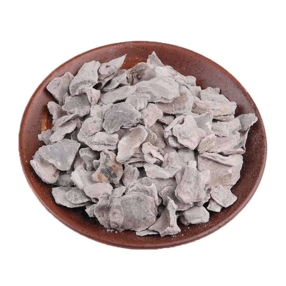 煅牡蛎中药材500g克 牡蛎锻牡蛎壳牡蛎片 可磨煅牡蛎粉【图片 价格 品