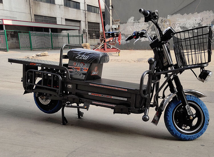 路霸10寸12寸3000w爬坡王大力神载重王载货电动车外卖送餐电瓶车 豪配