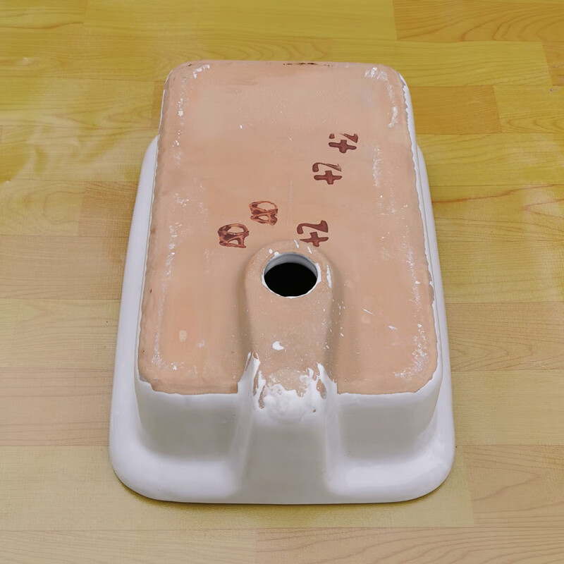 老式陶瓷洗菜盆水斗洗碗盆厨房水槽阳台洗衣盆单槽室外水池洗手盆 50*