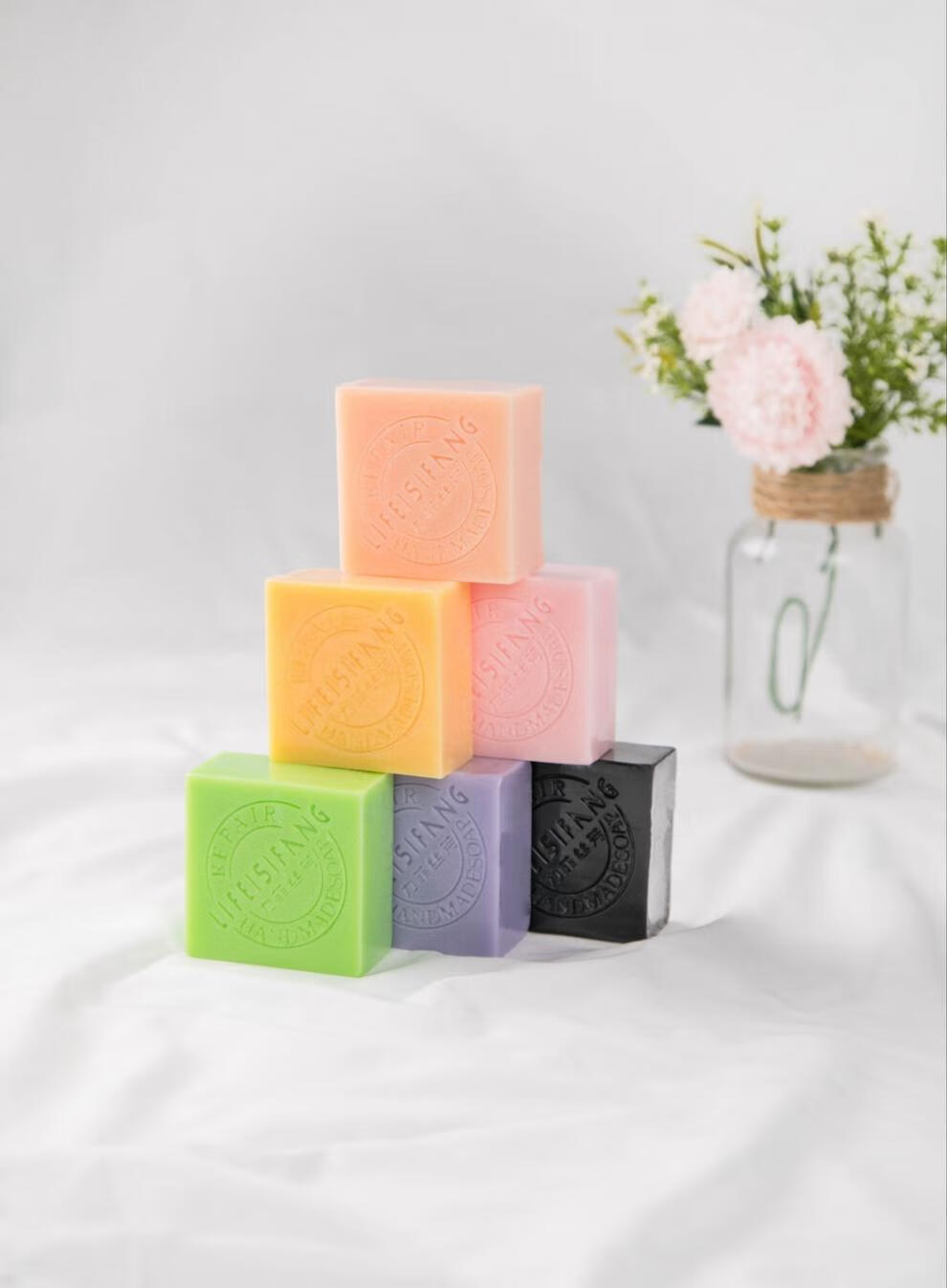 螨虫祛痘手工皂洗澡洗脸家用香皂除螨香肥皂女学生留香洋甘菊薰衣草