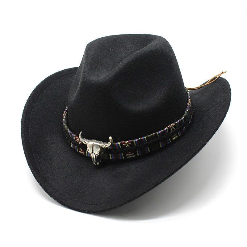 西部牛仔帽menandwomenshatwesterncowboyjazzsunhat西部咖啡色民族风