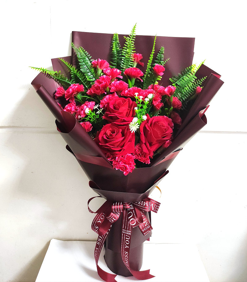 【京选】毕业季拍照花束 仿真花束手捧花颁奖舞台献花交车假花毕业季