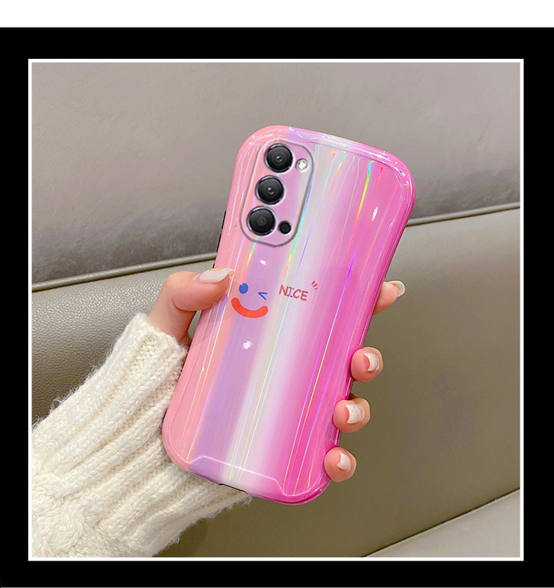 brba潮牌opporeno5小蛮腰手机壳5k女款0pp0reno6pro曲屏4se防摔4pro