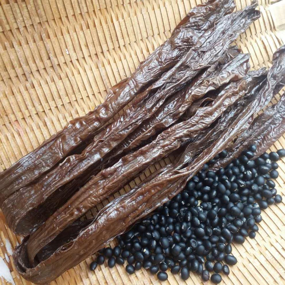 广东河源特产客家黑腐竹干货纯正手工农家黑豆腐竹500克1份