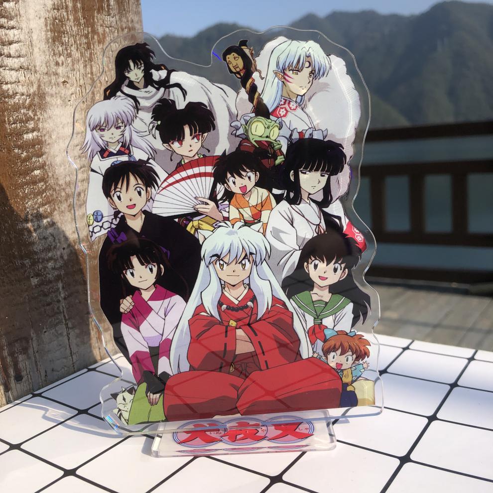 动漫周边桔梗立牌犬夜叉戈薇 杀生丸玲立牌图片定做亚克力摆件 杀生丸