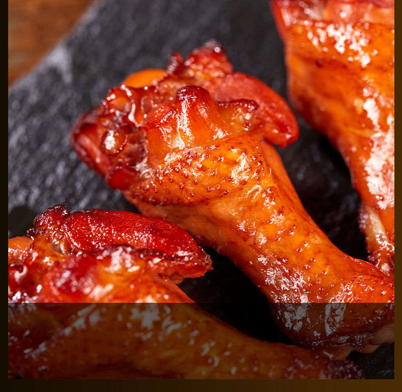 橙伯乐 奥尔良小鸡腿零食小包装鸡翅根即食充饥夜宵小吃休闲食品卤味