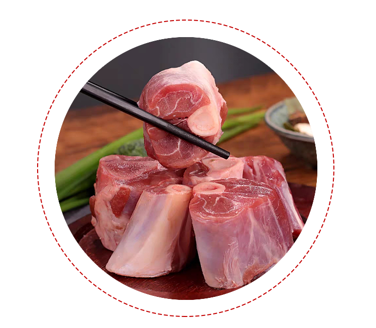 内蒙古羊小腿切块羊腱子羊棒骨羊肉卷烧烤火锅食材批发 羊蝎子 2斤