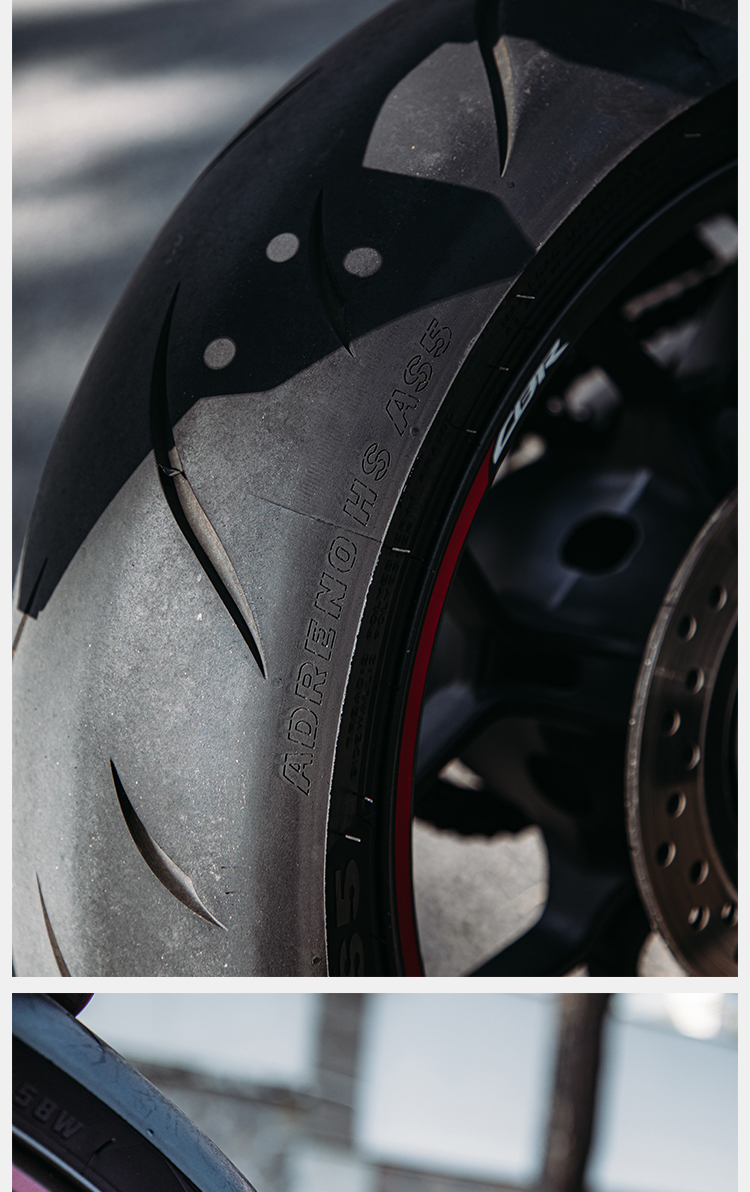 正新半热熔摩托车轮胎s1刀疤刀疤二代17寸cst黄龙600春风250s1纹11070