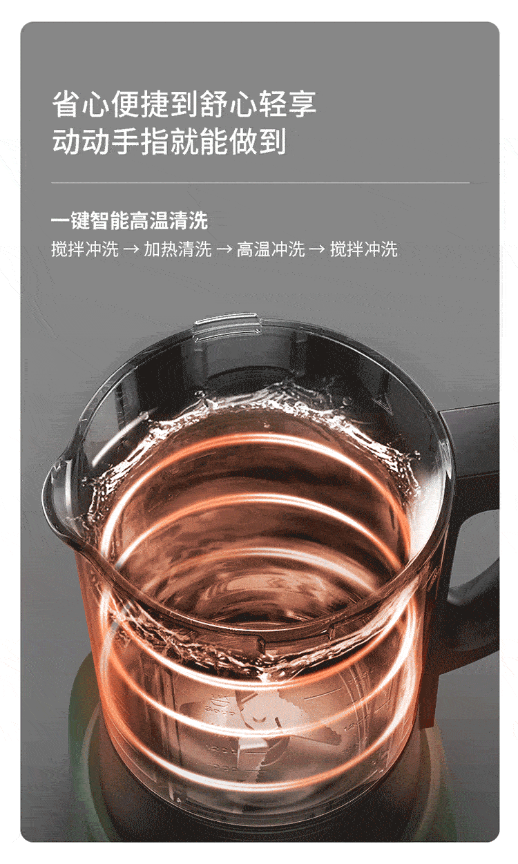 美的中高端 多功能全自动破壁机 带熬煮 1.75L 1300W强劲电机 图17
