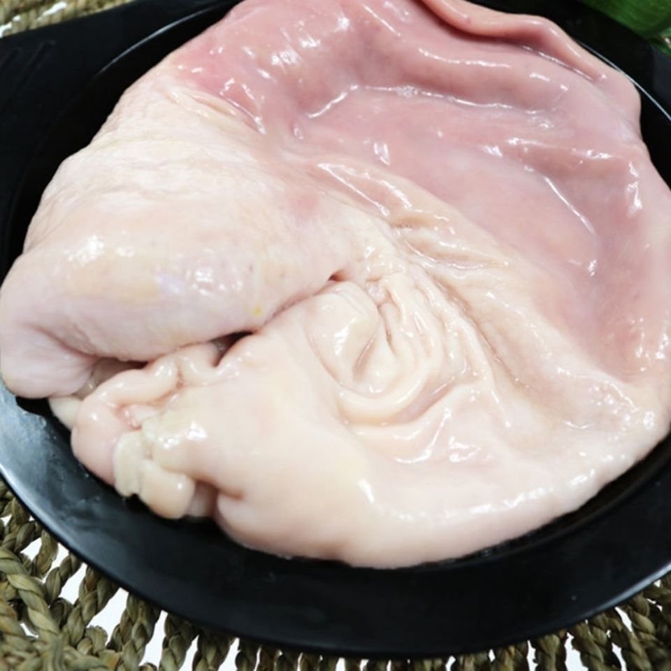 棠鲜生蒙山农家黑土猪肚现杀现发土猪肚新鲜猪肚4只约3斤4斤