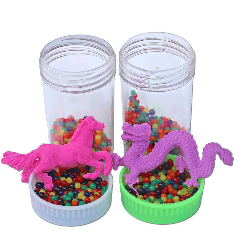 七彩泡大珠泡大生肖恐龙海洋动物泡水变大珠水晶珠水珠宝宝水精灵