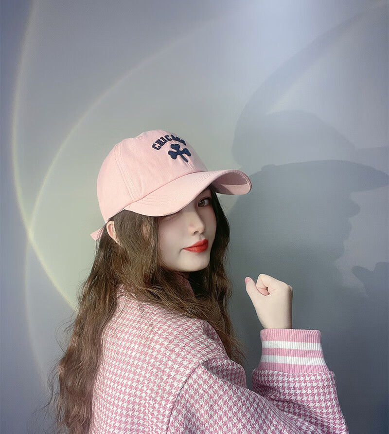 夏天女生戴的鸭舌帽遮阳帽大头围新款帽子女春夏季棒球帽韩版显脸小遮