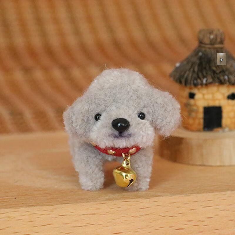 迷铭乐扭扭棒玉桂狗可爱狗狗羊毛扭扭棒小狗手工diy材料包加密毛条