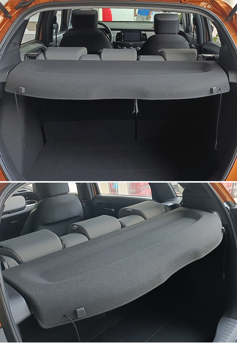 适用于本田飞度后备箱隔板后尾箱盖板改装隔物板汽车用品装饰配件0812