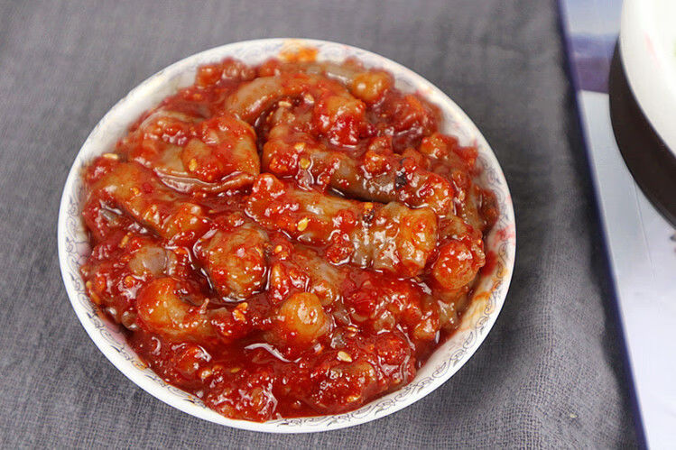 拌饭酱下饭酱寿司用生拌八爪鱼辣酱即食海鲜酱 韩式章鱼酱450克(划算)