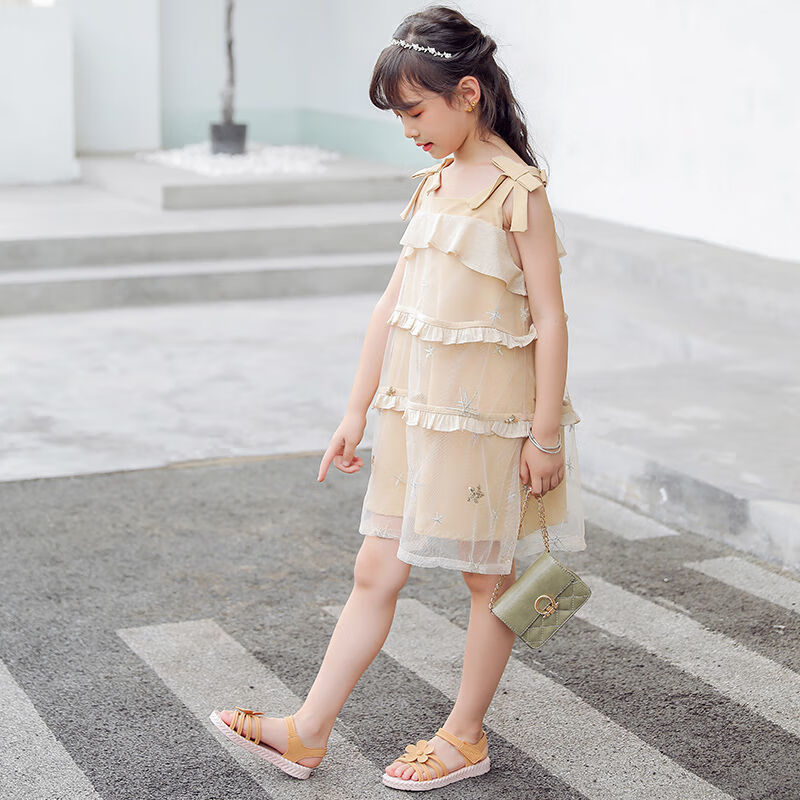 精选女童凉鞋2020夏季新款儿童小女孩花朵软底时尚中大童公主宝宝童鞋