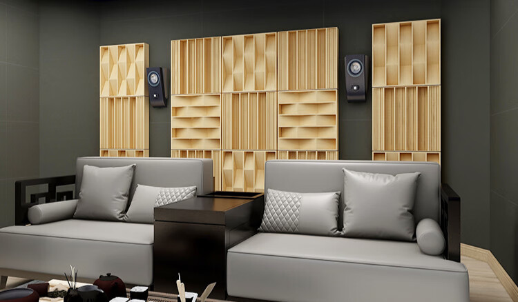 声学扩散板 低频陷阱 扩散板吸音板全频扩散板二次余数扩散板 扩散板