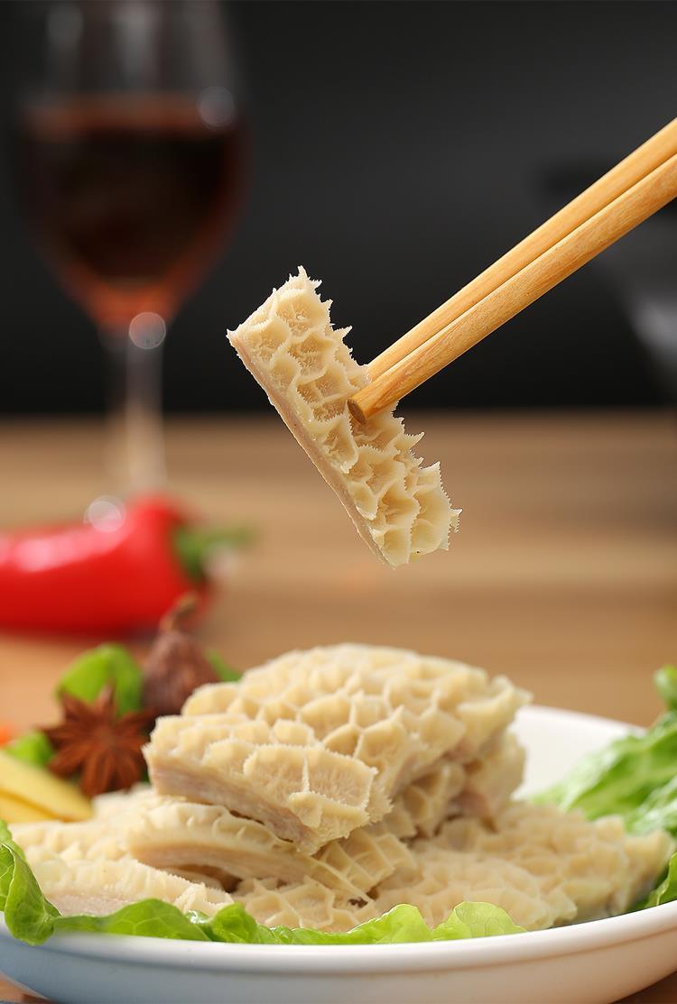 清真3斤 金钱肚新鲜冷冻牛金钱肚半成品熟牛肚商用冻 图片色