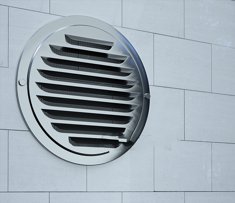 外墙排气扇外罩 304不锈钢风帽外墙出风口油排烟管防风罩排风口室外