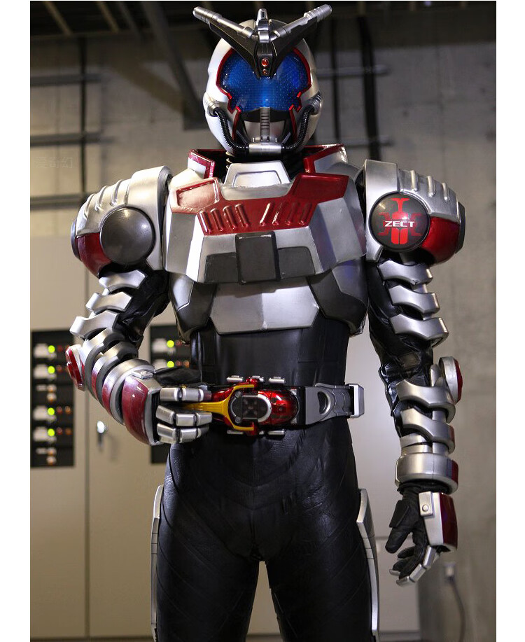 万代bandai假面骑士皮套真人可穿甲斗假面的骑士kabuto皮套可穿戴头盔