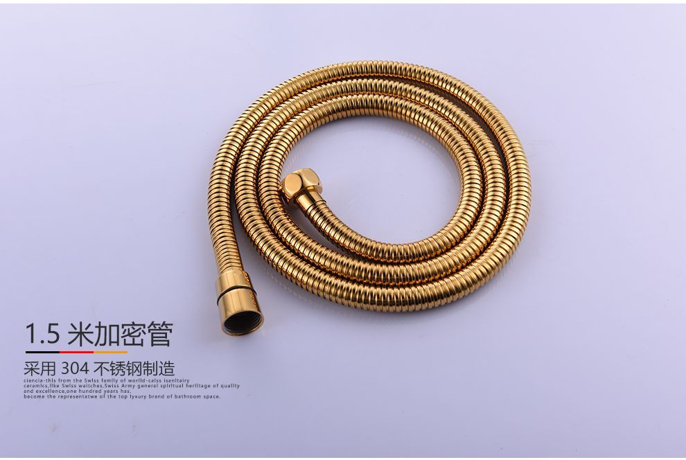 九牧王铜金色手持花洒升降杆固定座浴室淋浴架喷头支架花洒支架单个