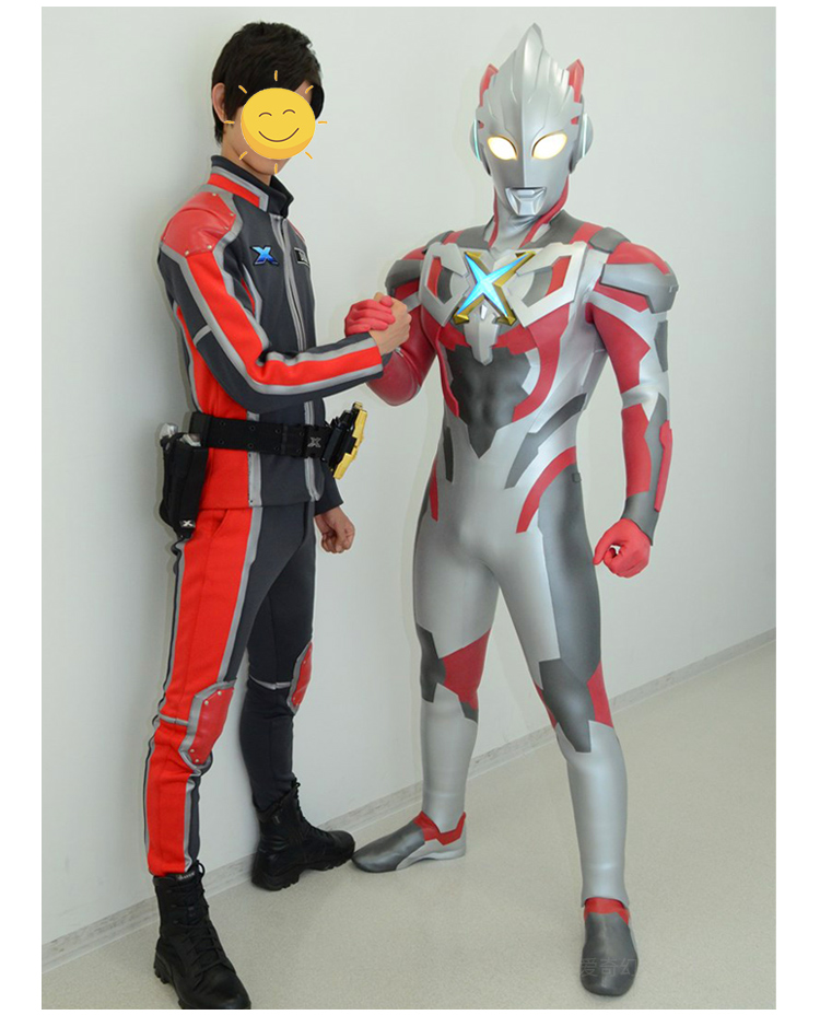 万代奥特曼皮套头盔摆件1:1可穿戴全身盔甲eva塑料皮套道具cos服 初代