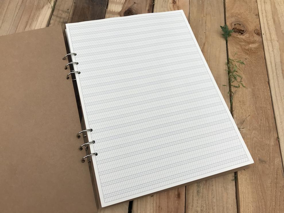 俄文本俄语本俄文书法练习本俄文练习纸可拆卸笔记本活艾怡诗a4活页替