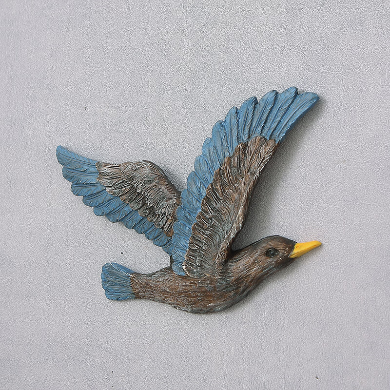 北欧风格北欧立体小鸟壁饰壁挂墙贴创意客厅背景墙面装饰挂件墙饰深
