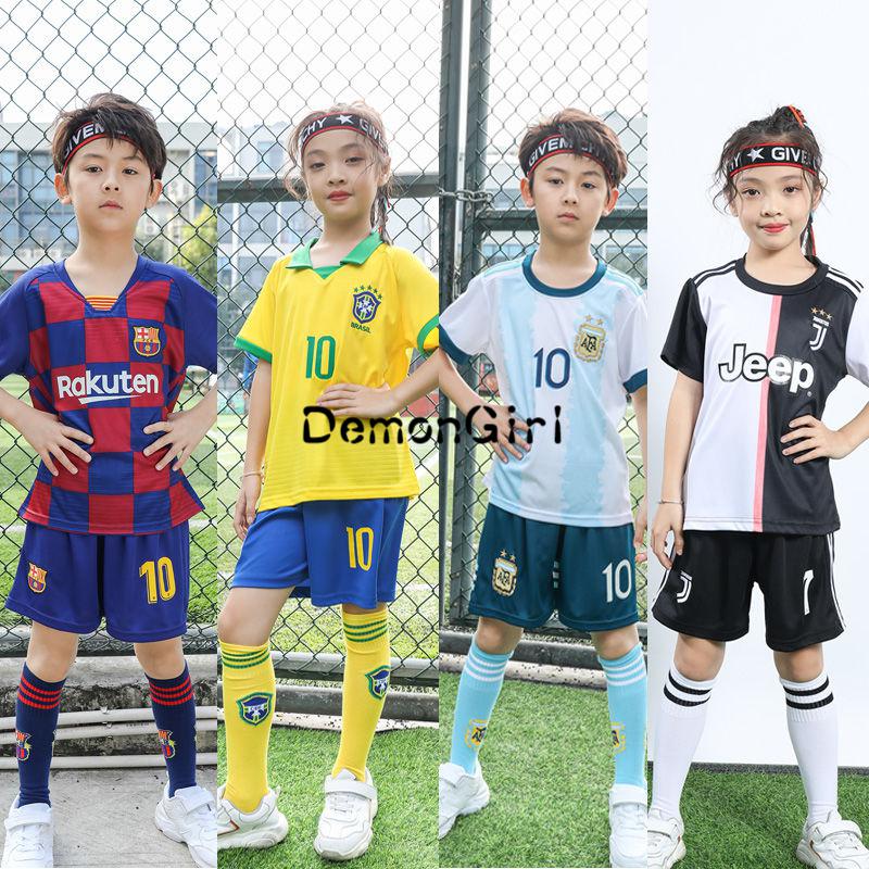 儿童足球服7-14岁足球服小学生足球服比赛服运动服套装成人足球服可