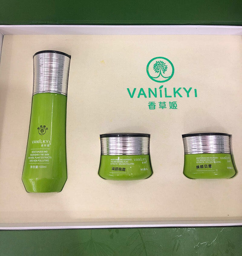 香草姬雪晶焕颜灵纯肌粹液日霜晚霜精华液洗面奶水凝