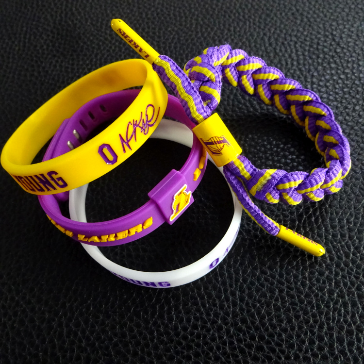 尼克杨手环nba湖人队勇士队尼克杨0号夜光签名小狮子手链男运动尼克杨