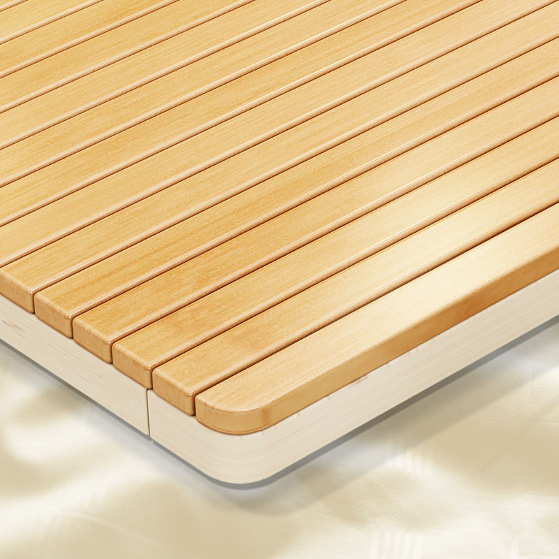 竹子硬床板床垫木板榻榻米床板18米15m90cm双人折叠排骨架足尺寸升级