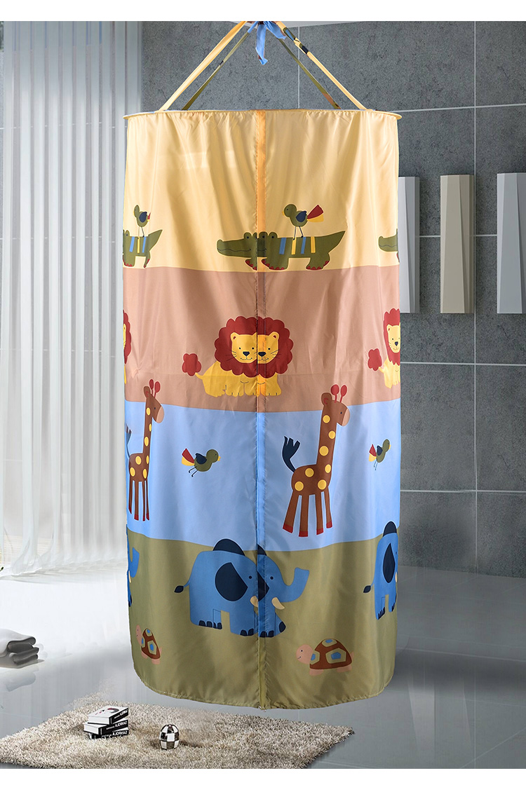 2020新款 家用洗澡浴罩加厚冬季神器浴帐圆形加大保暖冬天保温淋浴帘