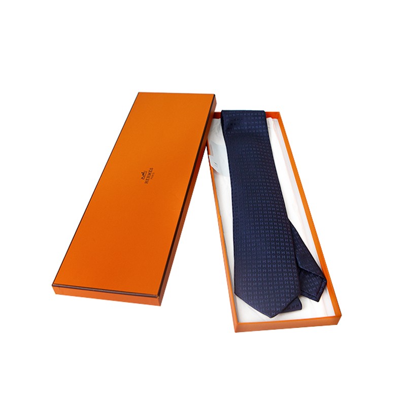 买手代购爱马仕hermes新型h提花领结日常搭配自系式真丝领带宽8厘米