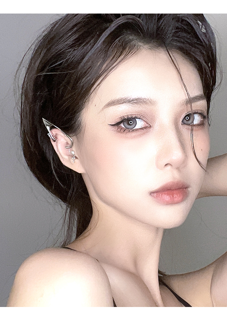 精灵耳神器尖耳朵精灵耳饰无耳洞耳夹女感小众网红2021年新款精灵耳