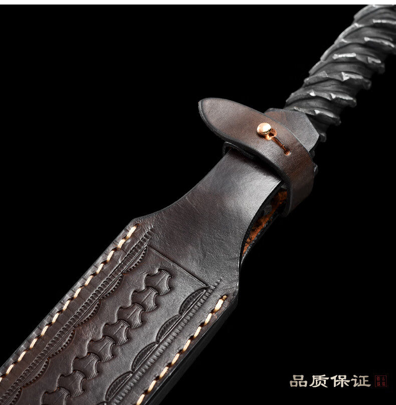 龙泉古越剑铺破冰剑旋焊纹花纹钢一体钢扭转柄宝剑冷未开刃冰刃剑诸刃