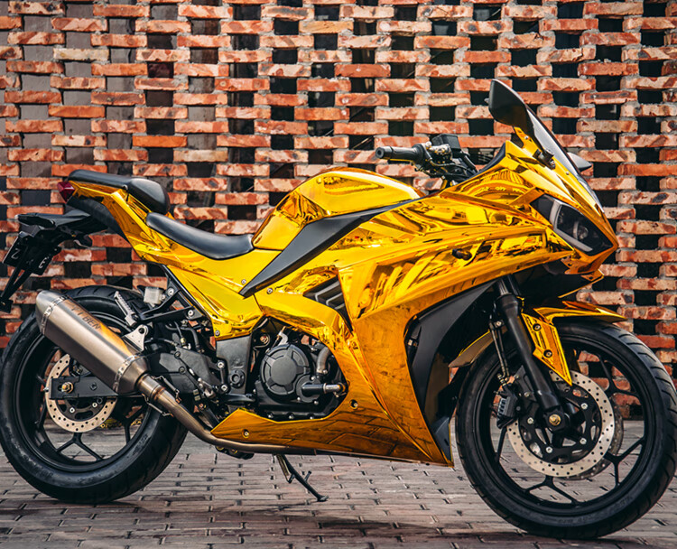 定制川崎款式r35摩托车跑车街车400cc双缸水冷电喷重机车整车可上牌