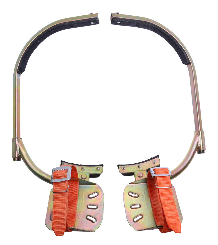 上电线杆脚扣爬杆器电工脚扣国标登杆脚扣水泥杆新款脚爬神器 400型12