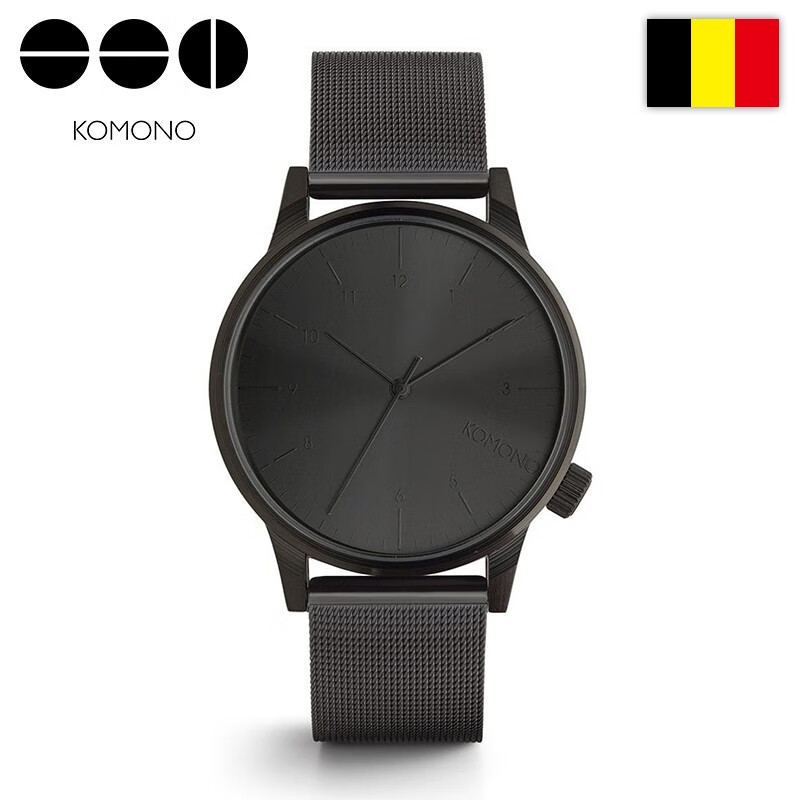 圣诞节礼物生日礼物komono克莫诺手表女ins风气质简约新款硅胶表带