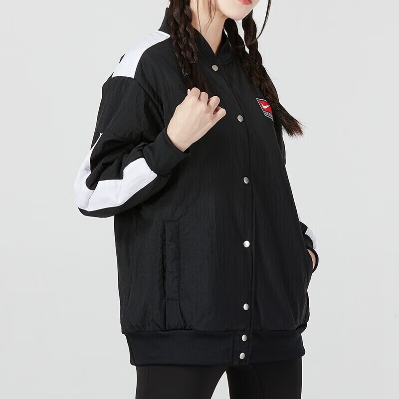 耐克(nike) 女装外套 2022秋季新款运动服风衣户外跑步健身宽松梭织