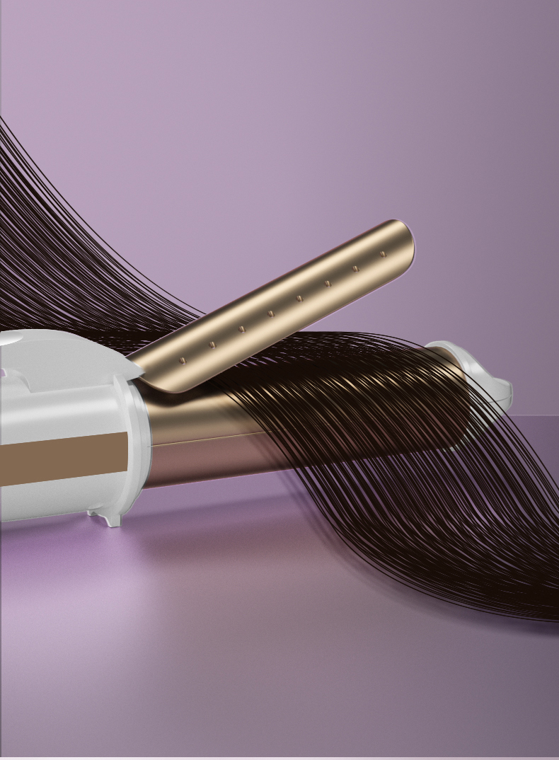 卷发棒夹板直发两用直卷刘海神器大卷不伤发懒人梳迷你直板夹离子玫瑰