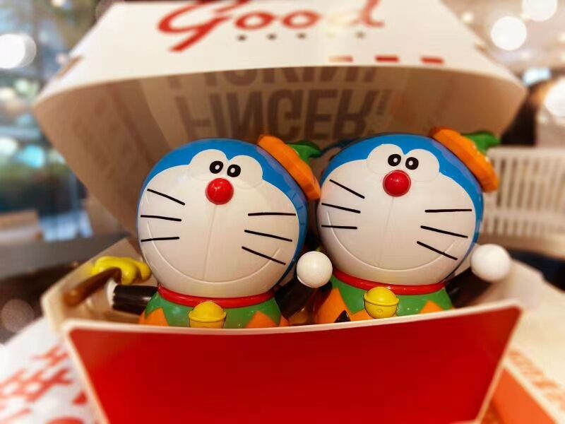 现货2020新款kfc肯德基儿童套餐玩具万圣节哆啦a梦机器猫哆啦美机器小