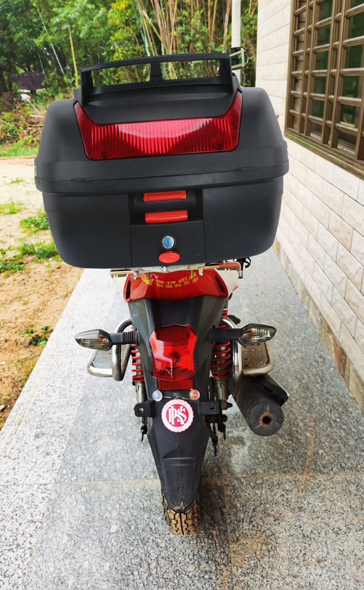 世锋适用于摩托车尾箱通用特大号靠背踏板电动电瓶车后备箱超大加厚快