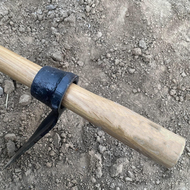 锄头镐头长条山地镐锰钢手工锻打一体窄长锄头刨土挖材挖冬笋 大号窄