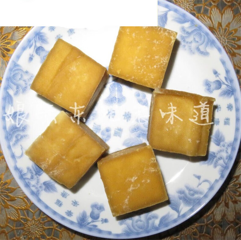 fghgf东北榆树咸豆腐干日晒风干大豆腐干农家自制18块拍一份2斤比较咸