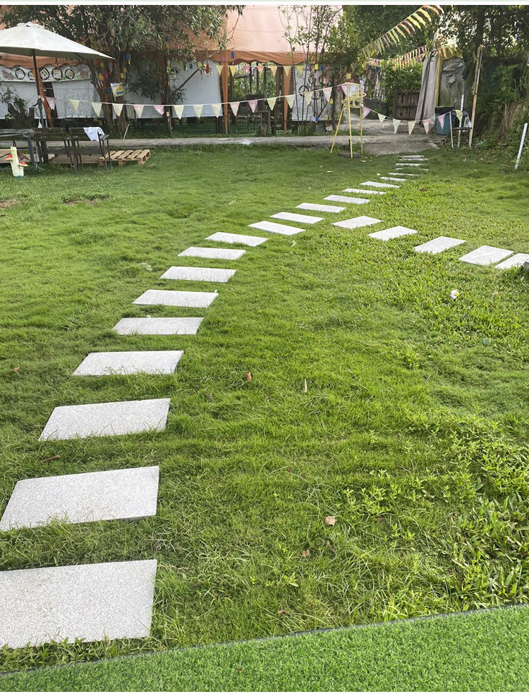 庭院踏步石防滑花园垫脚石脚踏铺路户外地砖装饰草坪圆形汀步石板