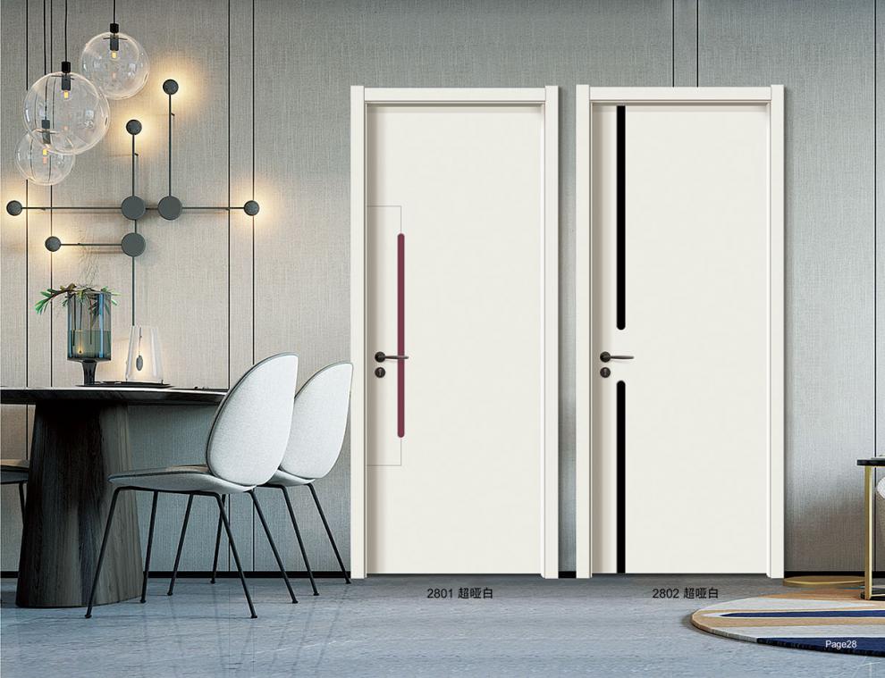 钢木门厂家直销室内门套装门家用房间卧室门子母免漆门烤漆生态门 07