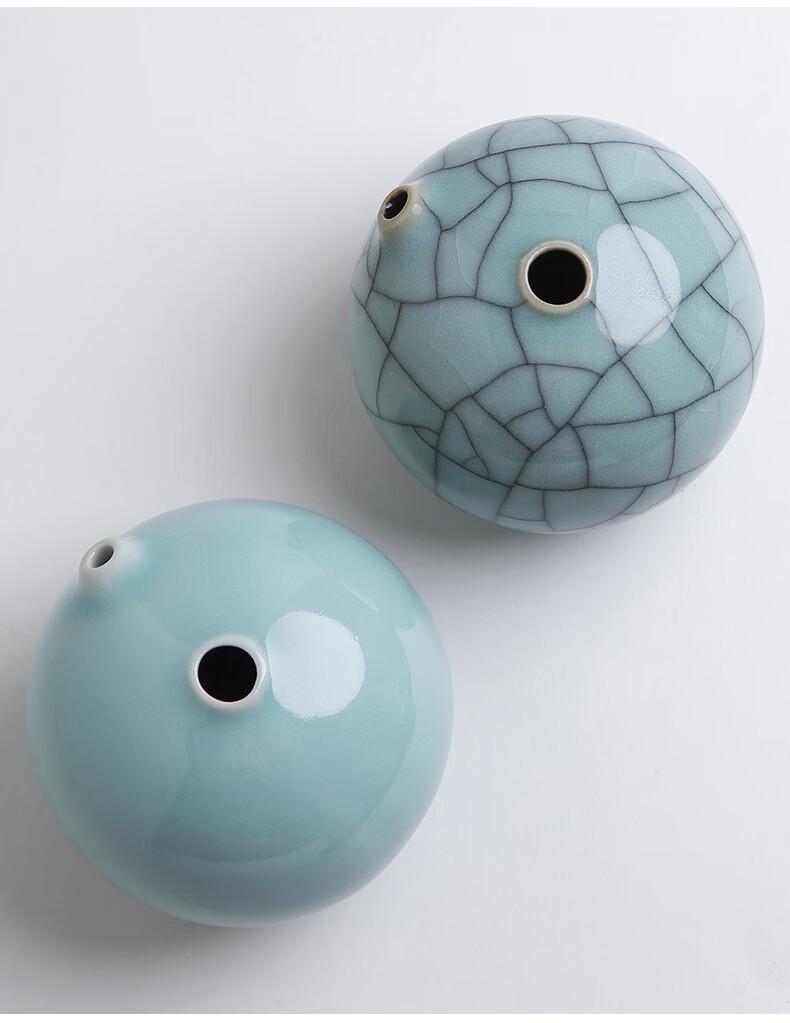 2022新款书法水滴壶文房水滴青瓷陶瓷古风玉壶砚滴书房用品专用水盂