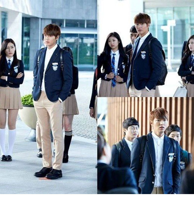 英伦学院风校服套装韩国继承者们中学生班服jk制服女学校2015同款 b男